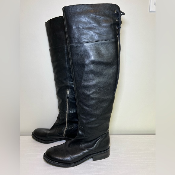 Vince Camuto, leather over the knee riding boot - Picture 4 of 10